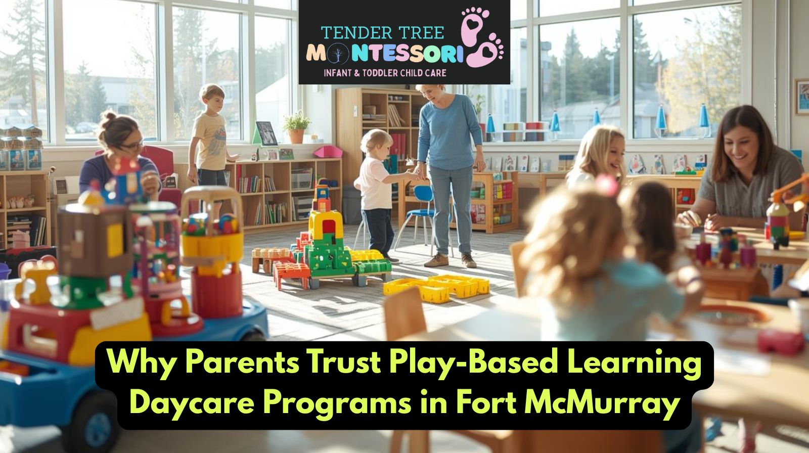 Play-based learning daycare Fort McMurray at Tender Tree Montessori