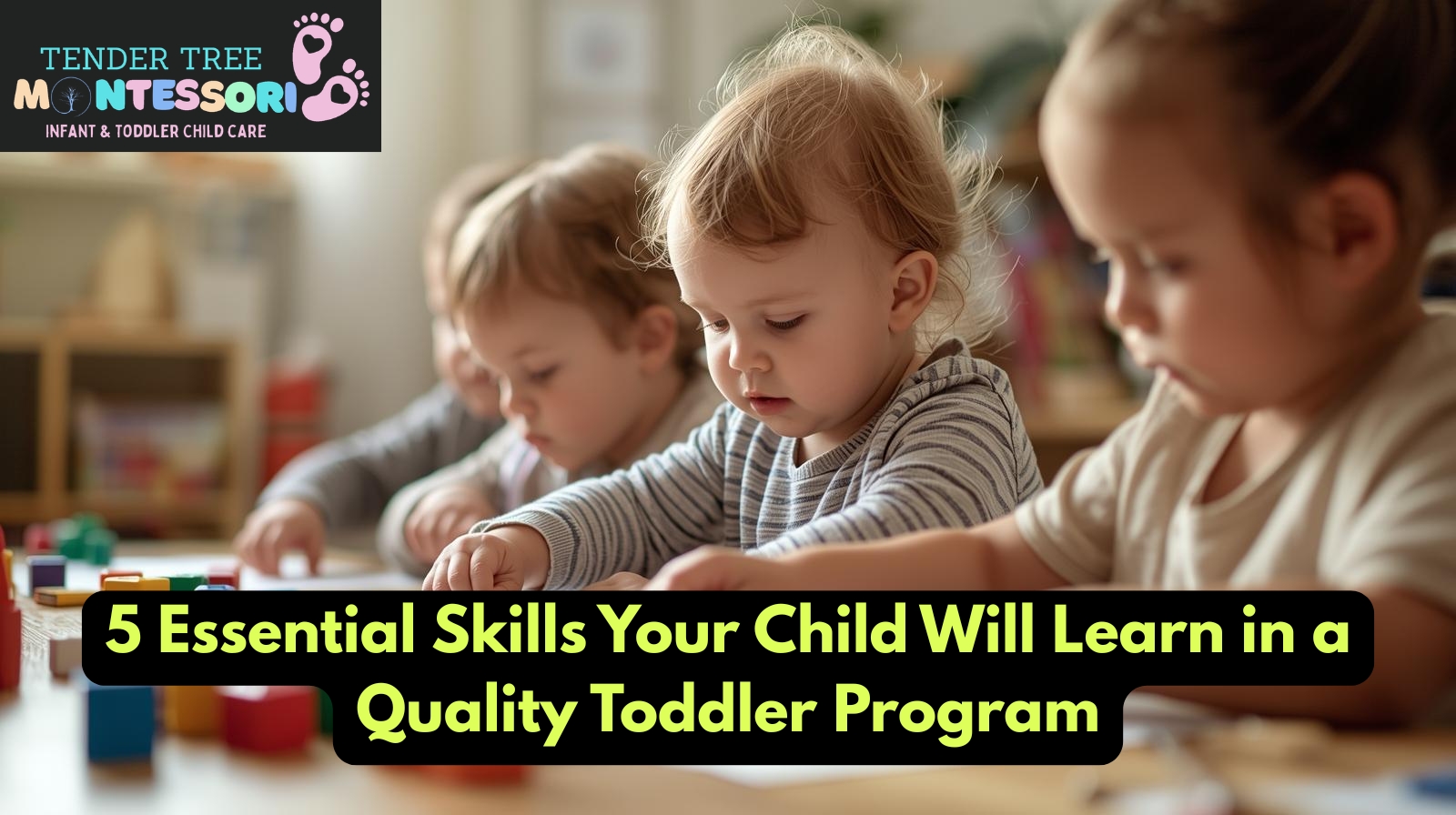 toddler childcare programs Montessori infant toddler care